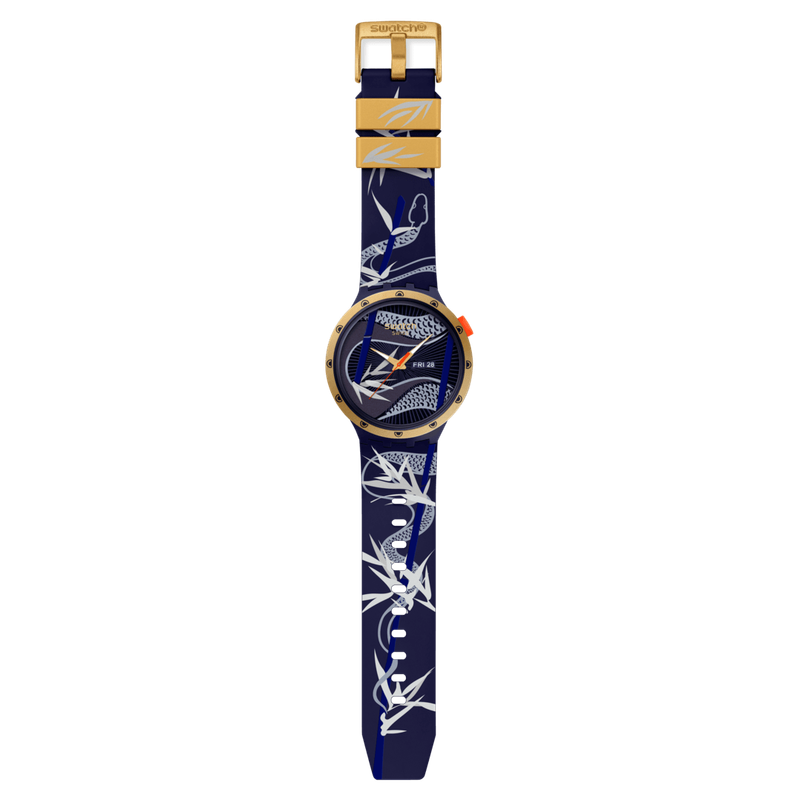 BLUE AND GOLDEN LITHE DANCER