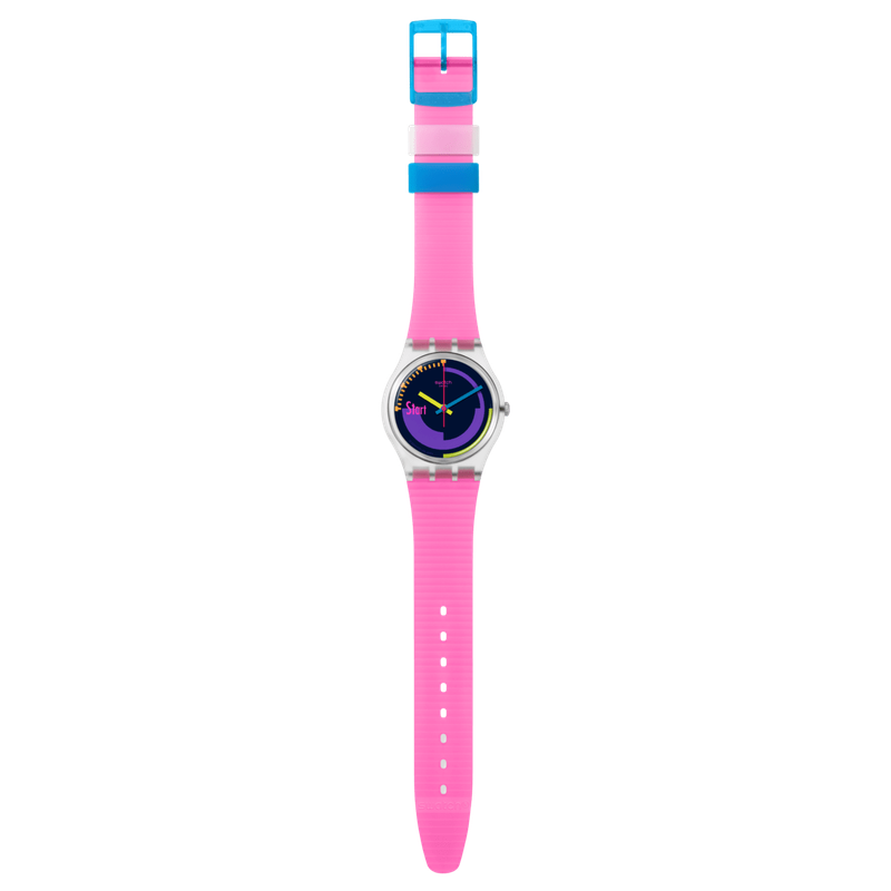SWATCH NEON PINK PODIUM
