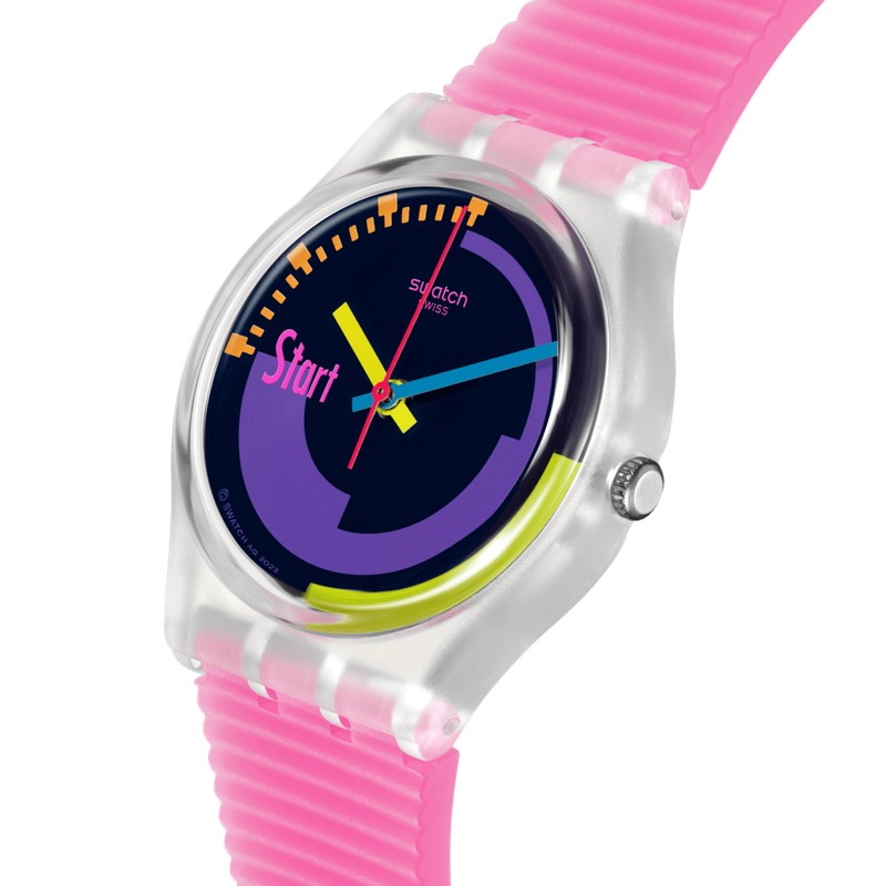 SWATCH NEON PINK PODIUM