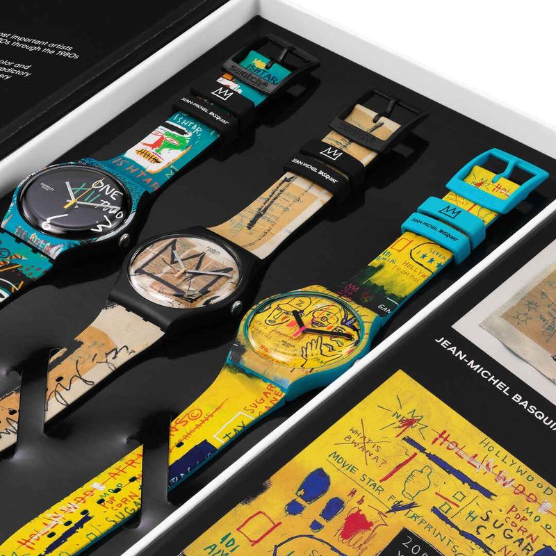 SWATCH X JEAN-MICHEL BASQUIAT TRIPTYCH