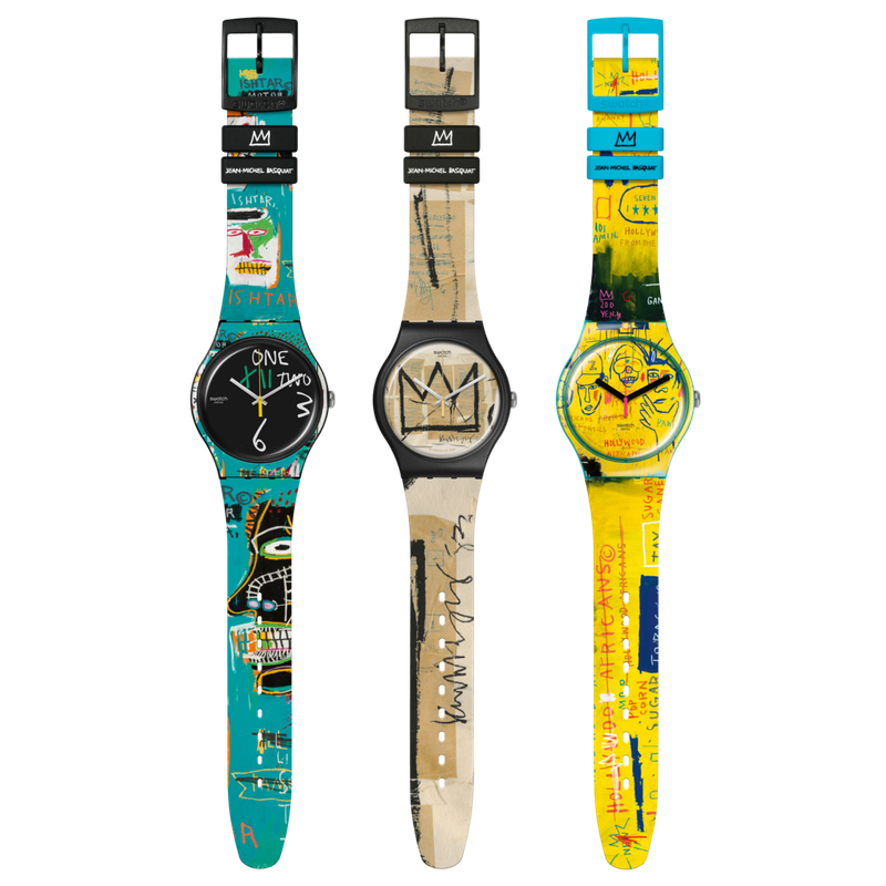 SWATCH X JEAN-MICHEL BASQUIAT TRIPTYCH
